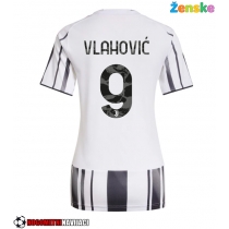 Ženske Nogometnih dresov Juventus Dusan Vlahovic #9 Domači 2025-26 Kratki rokavi